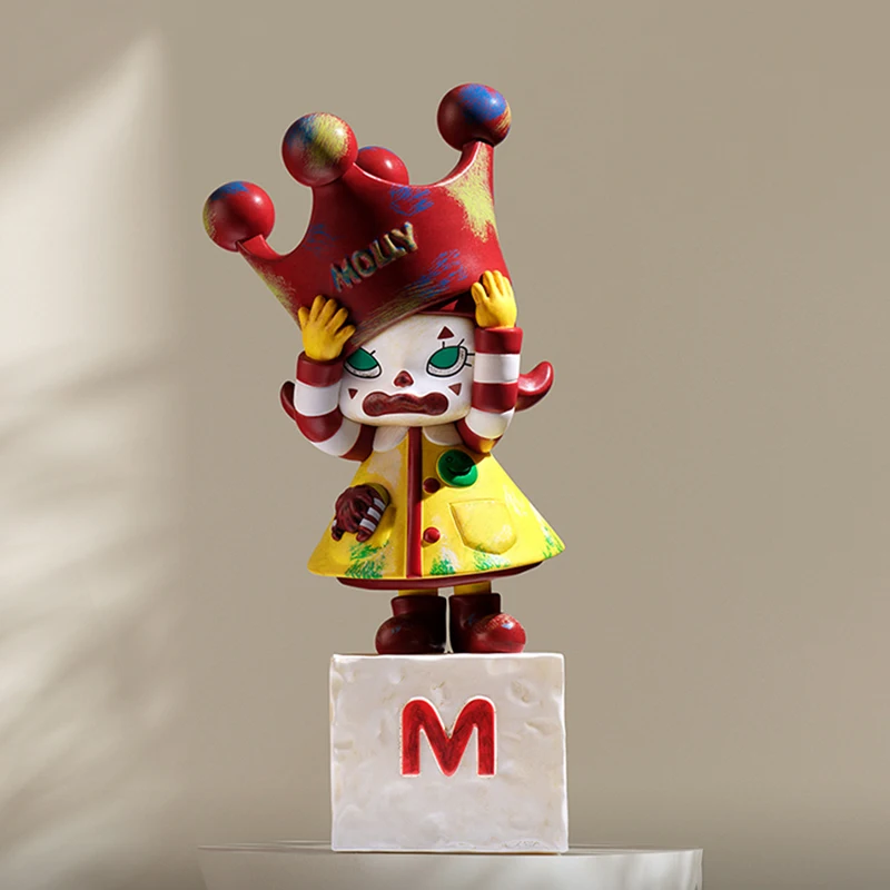 Vintage Collectible Dolls - POP MART MOLLY Verjaardag Standbeelden Klassieke