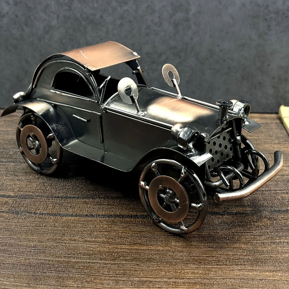 Vintage Collectible Cars - Antiek ijzeren automodel ornament retro nostalgisch