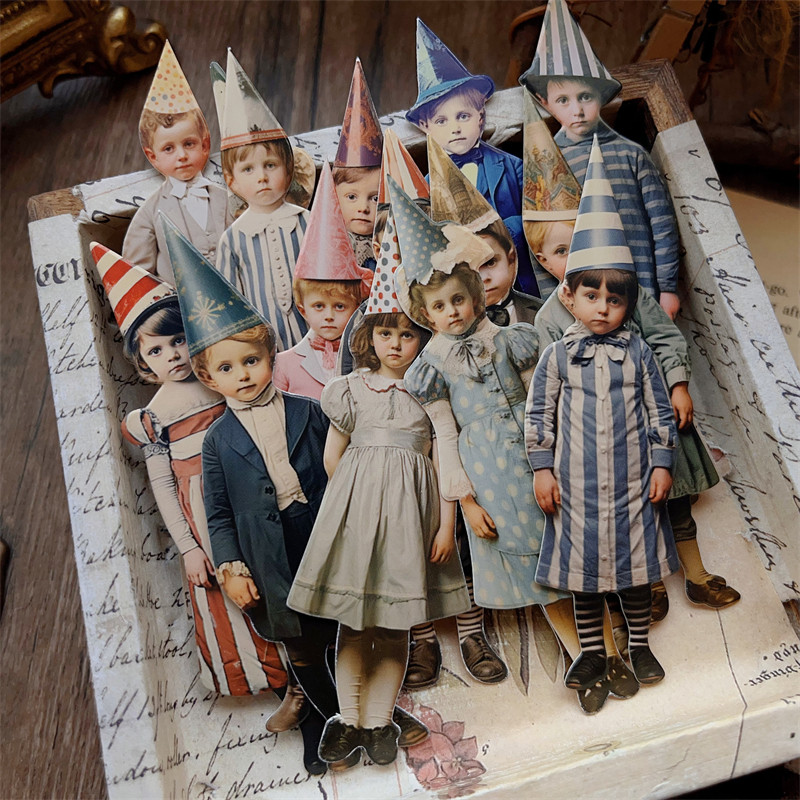 Vintage Collectible Dolls - 15 stuks vintage clown party kinderen