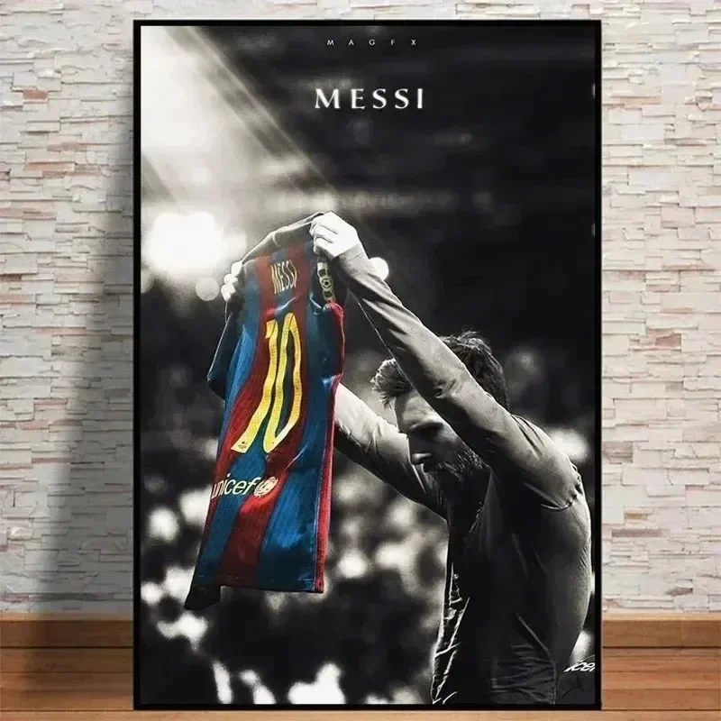Vintage Cartoon Collectible - Lionel Messi Football Star Classic Vintage