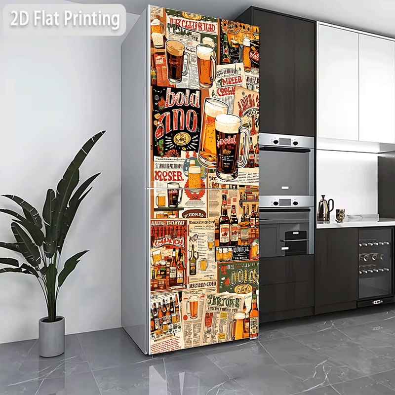 Vintage Cartoon Collectible - Koelkaststicker Koelkast Vaatwassersticker Vintage Bierposter Collectie