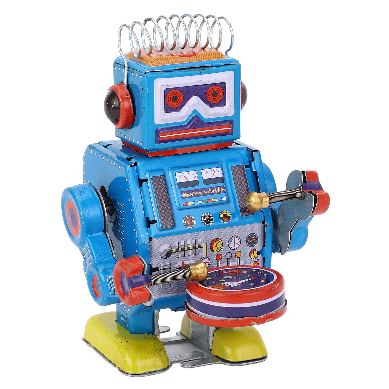 Vintage And Collectible Toys - Robot Clockwork Creatieve handgemaakte trommelpot van