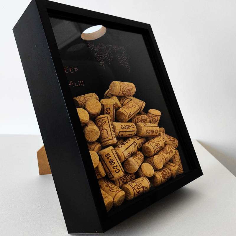 Rode wijn kurk display frame h - Vintage Collectible Glass recensie en prijs