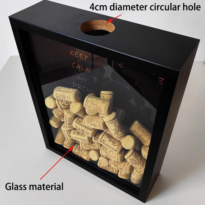 Rode wijn kurk display frame h - Vintage Collectible Glass recensie en prijs