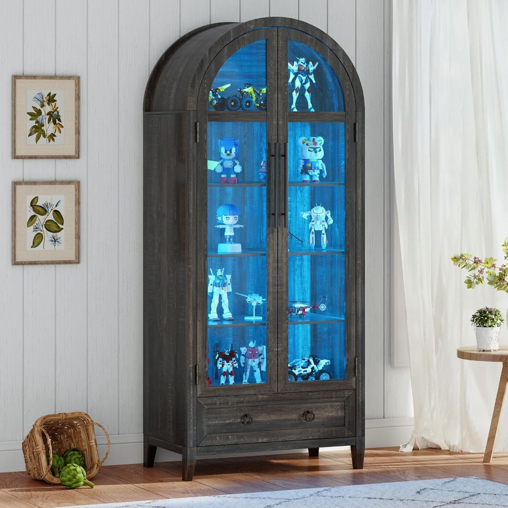 73 glazen vitrinekast met gebo - Collectible & Vintage Dolls For Wedding recensie en prijs