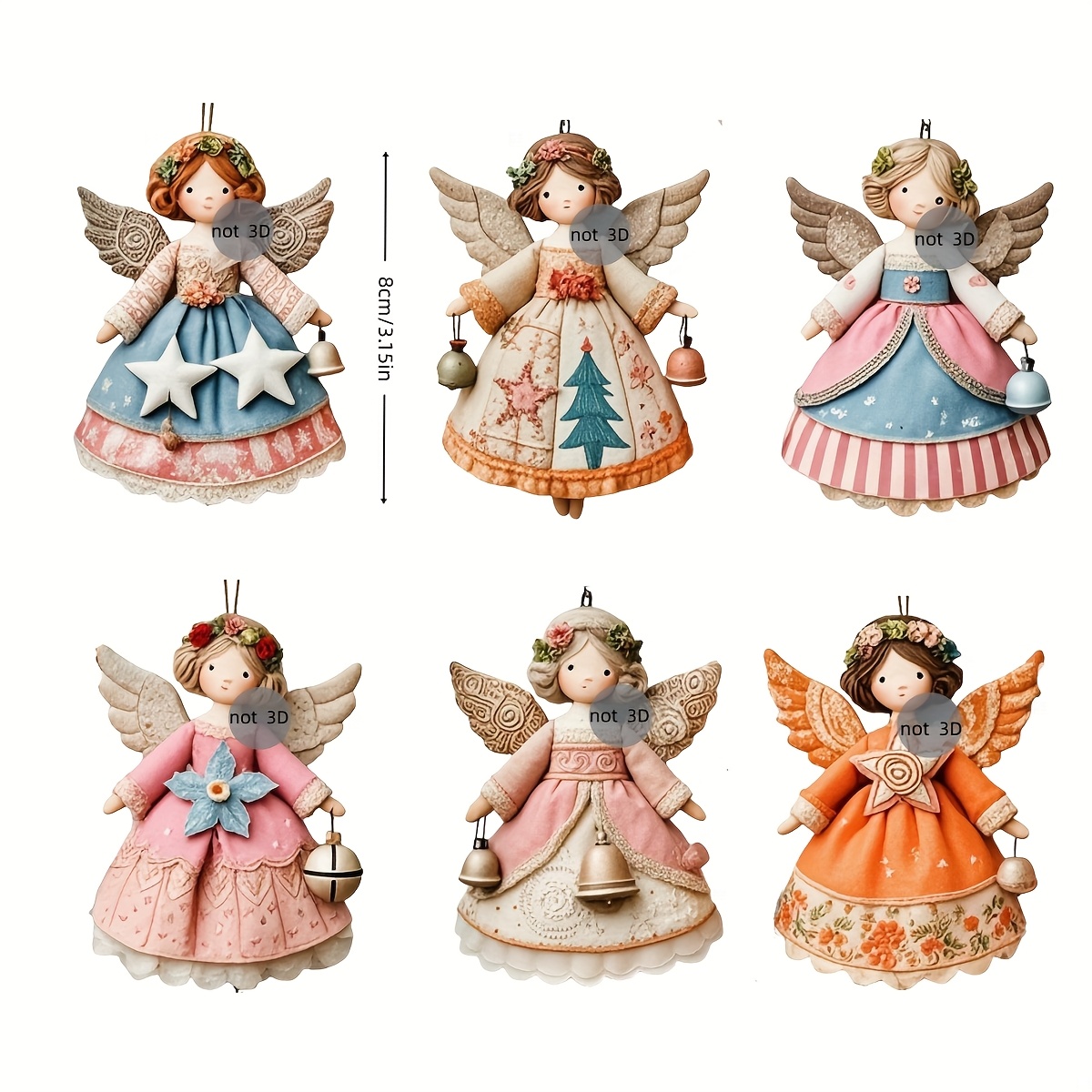6/12 stuks 2D platte houten en - Vintage Collectible Dolls recensie en prijs
