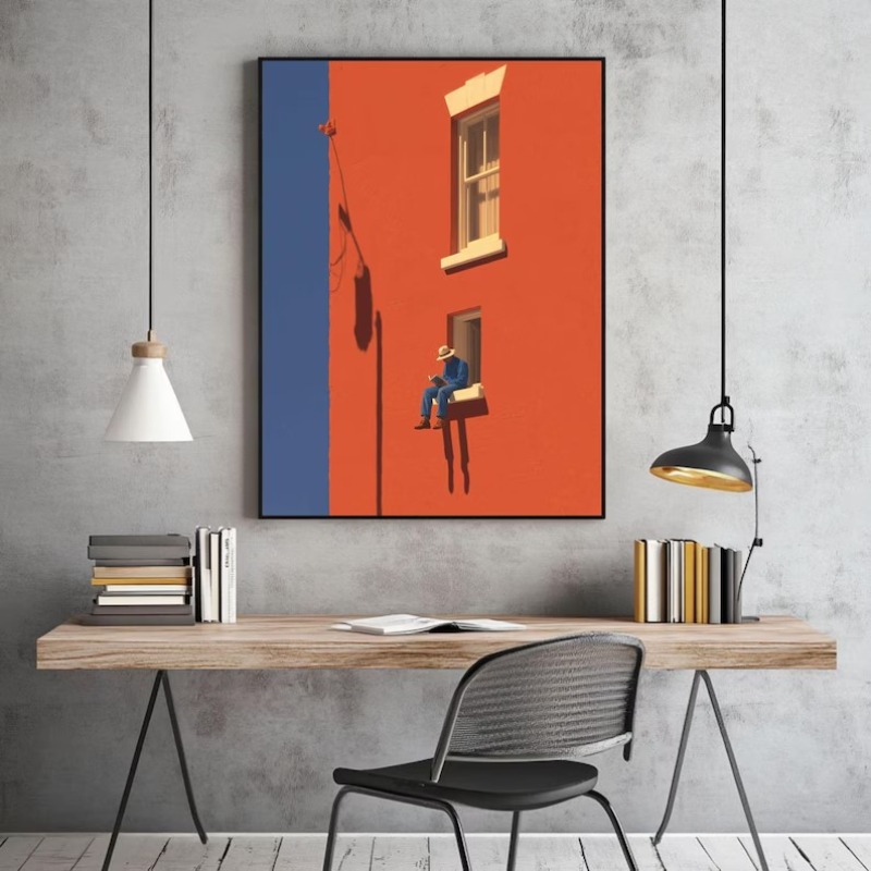 Vintage minimalistische abstra - Vintage Things Collection recensie en prijs