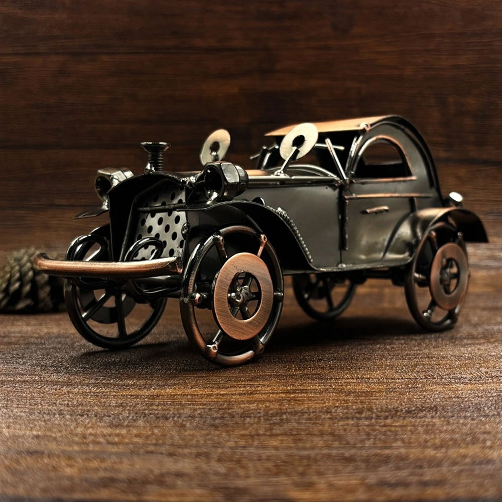 Antiek ijzeren automodel ornam - Vintage Collectible Cars recensie en prijs