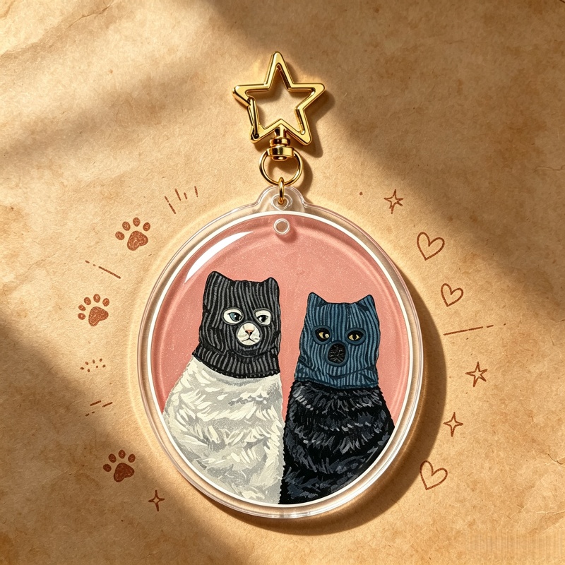 Serial Cuddlers Cat Acryl sleu - Vintage Cartoon Collectible recensie en prijs