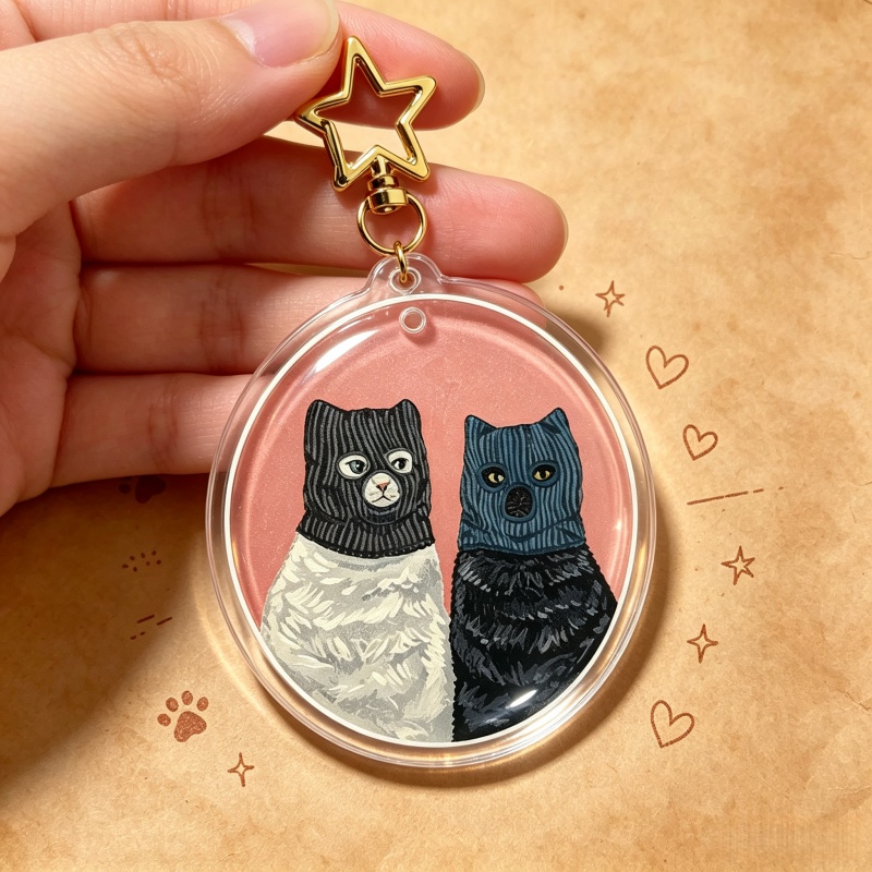 Serial Cuddlers Cat Acryl sleu - Vintage Cartoon Collectible recensie en prijs