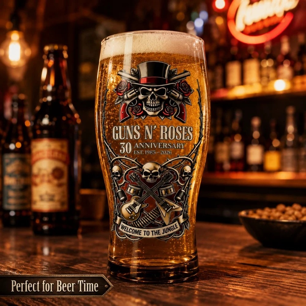 Guns N' Roses Herdenkingsbierm - Vintage Collectible Glass recensie en prijs