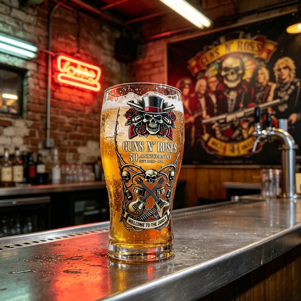 Guns N' Roses Herdenkingsbierm - Vintage Collectible Glass recensie en prijs