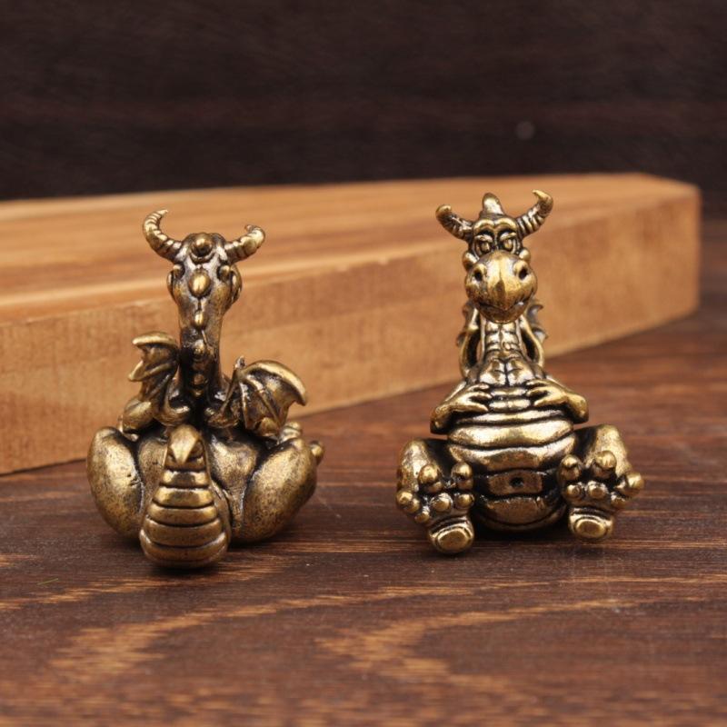 Leuke messing drakenfiguren, v - Vintage Cartoon Collectible recensie en prijs