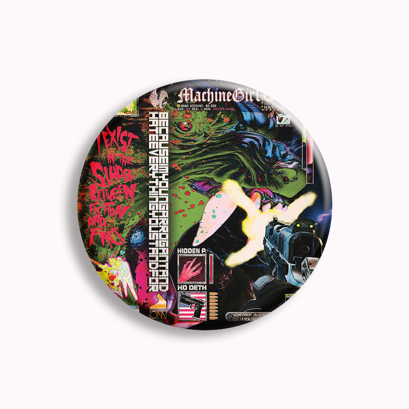 Machine Girl Wlfgrl Knoop Pin  - Vintage Collectible Pins recensie en prijs