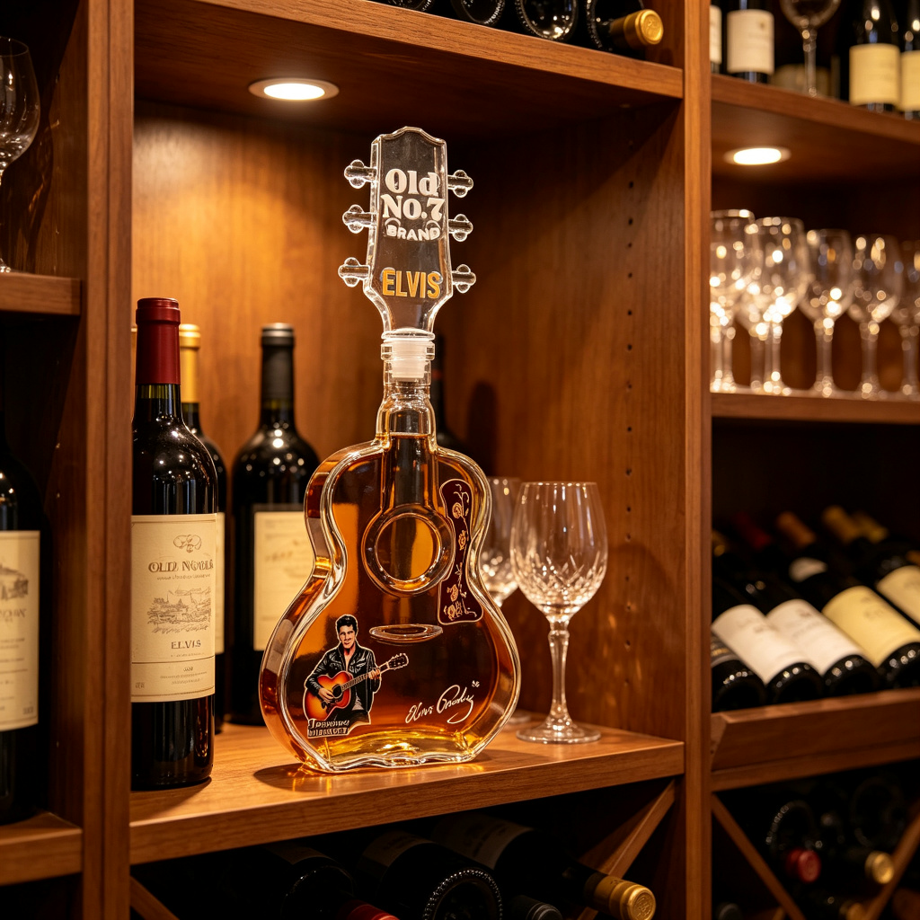 Elvis Gitaar Whiskey Decanter  - Vintage Collectible Glass recensie en prijs