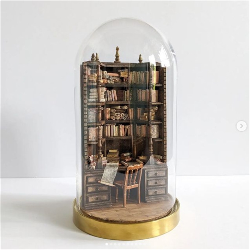 Miniatuur boekenkast boekenpla - Vintage Collectible Glass recensie en prijs