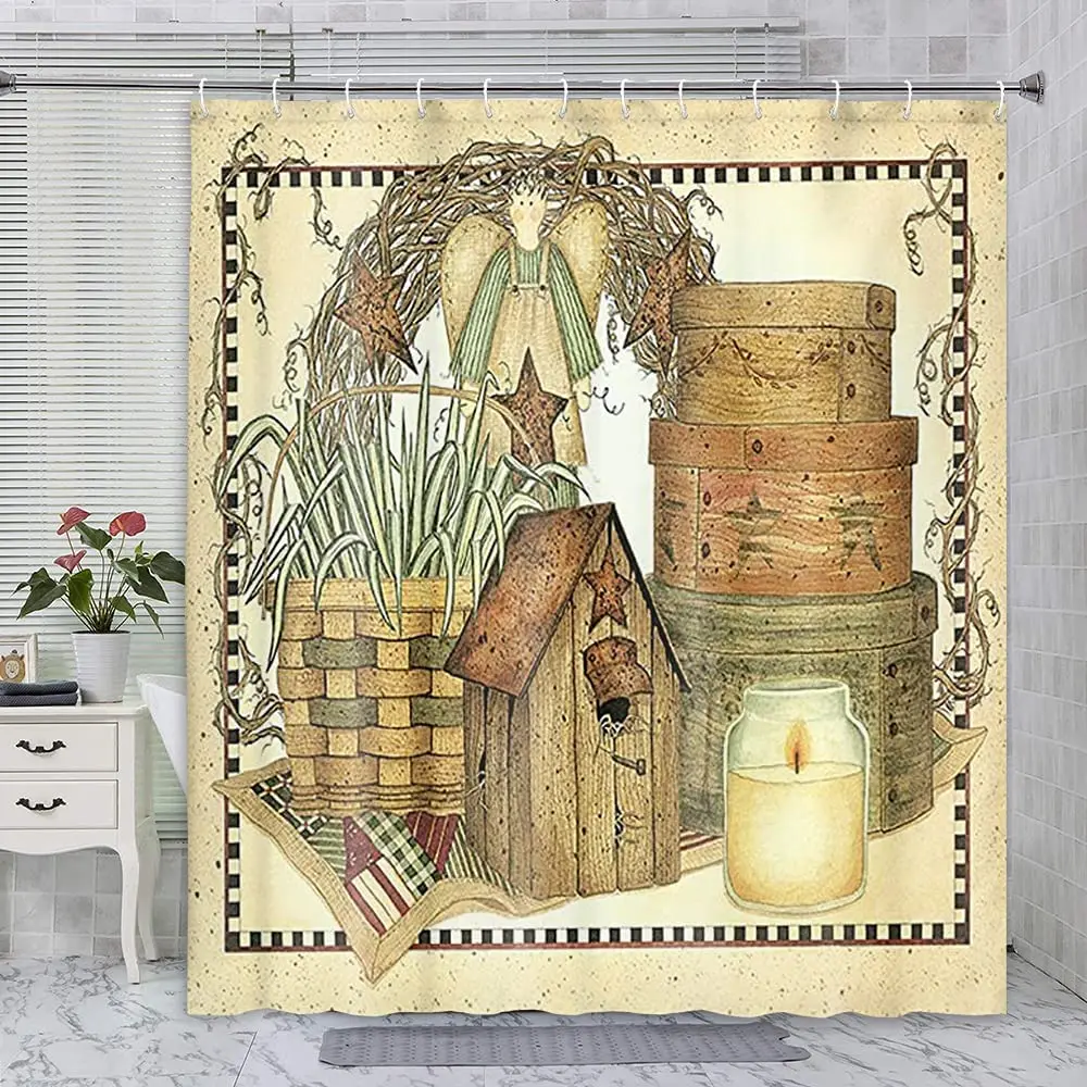 Vintage rustiek decor douchego - Vintage Cartoon Collectible recensie en prijs